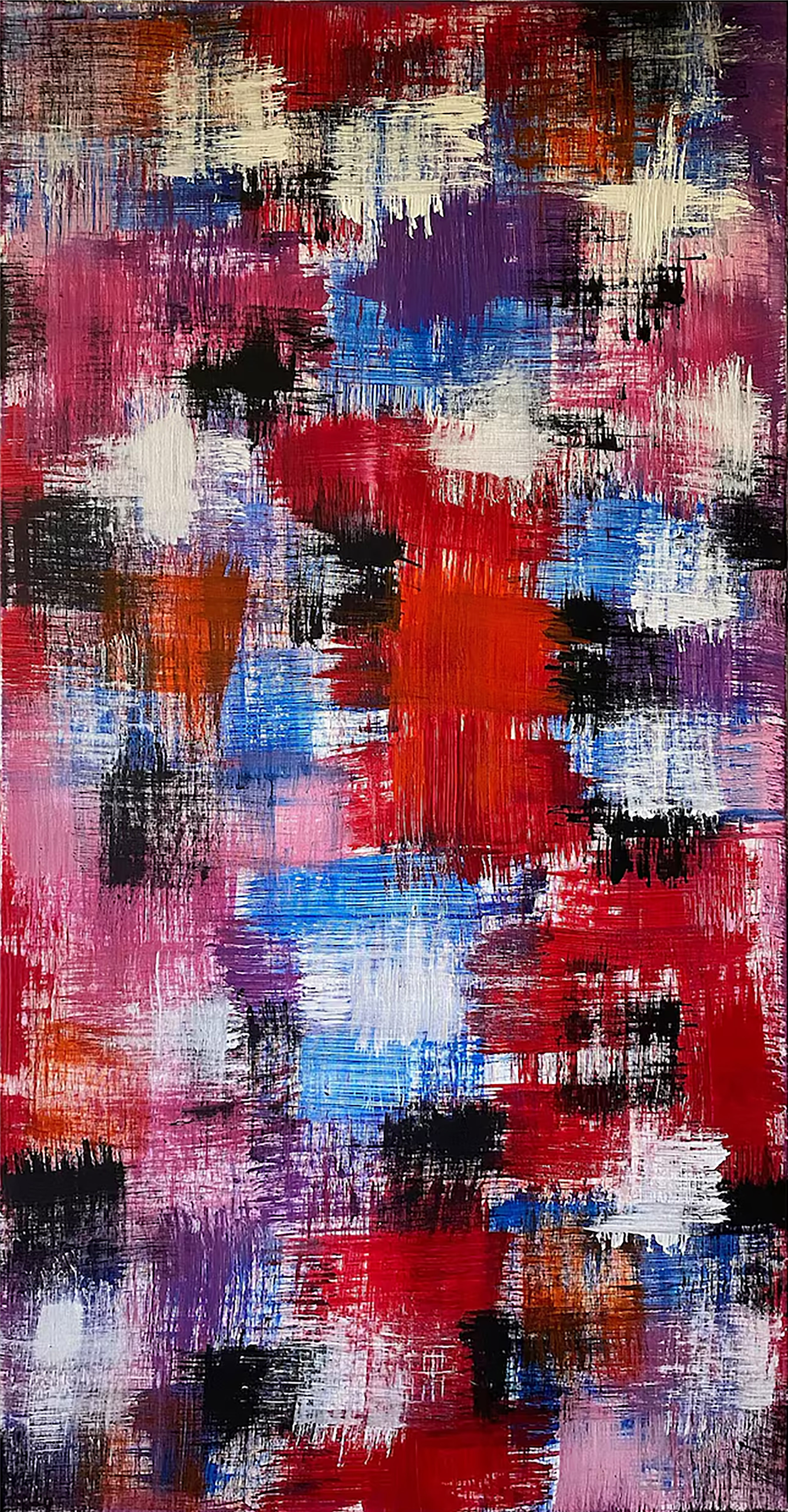 Dance of the Starlight Acryl Gemälde 100x200 cm